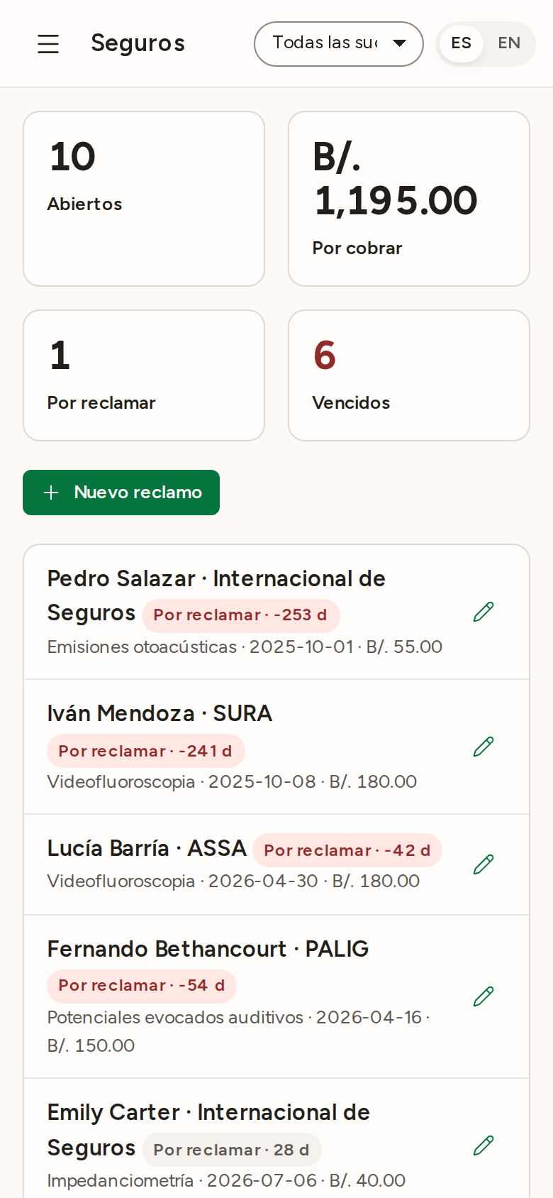 Seguros al día